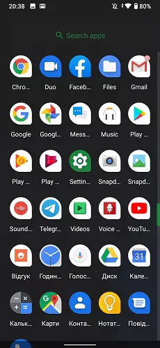темный режим в Android 10.0