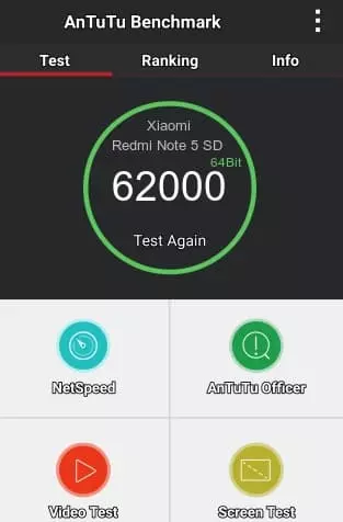 Xiaomi Redmi Note 5 antutu